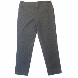 Modern fit Versona ankle pant black/white design